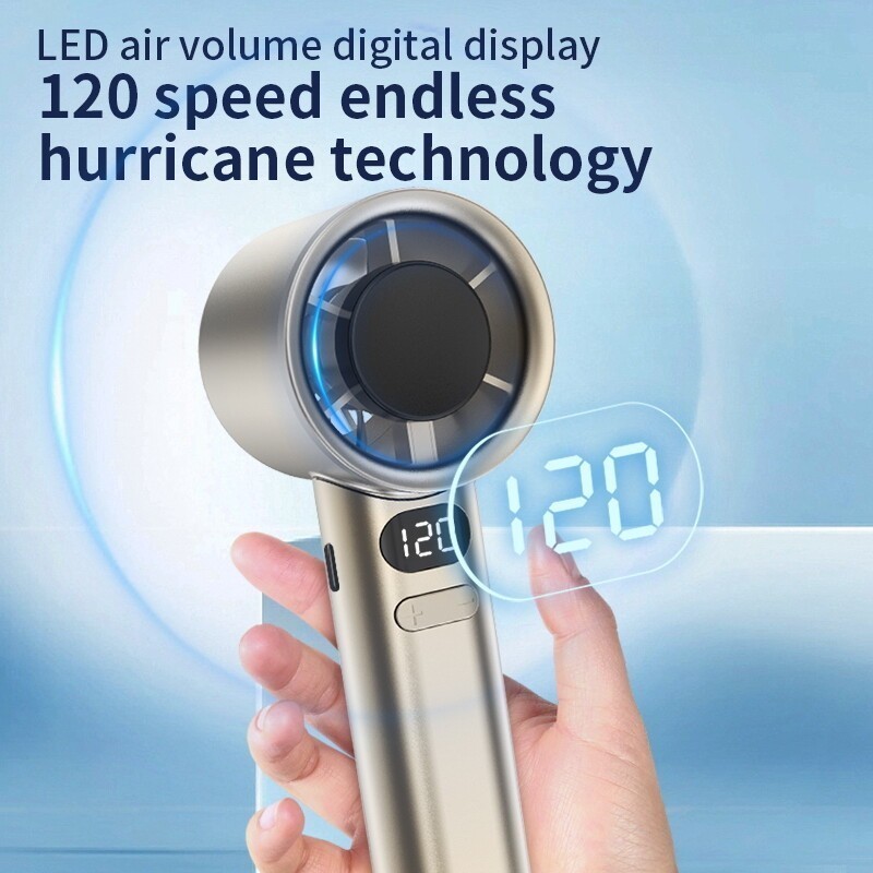 【 199Speed 】 Portable USB Mini Fan kipas mini kipas tangan Mini Fan Rechargeable Handheld Fan with Led Display