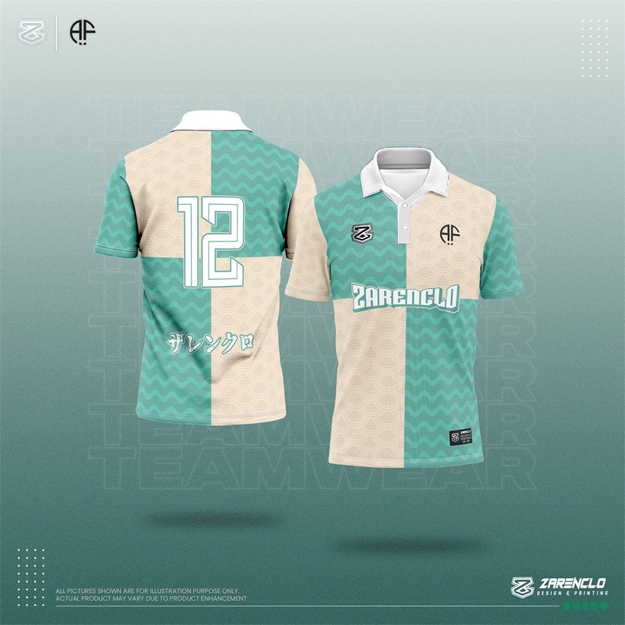 Durable Have (Customizable) EvoNova Jersey Custom Name Number OOTD TIKTOK Murah Berkolar Baju Collar Flame Japanese K... - Image 3