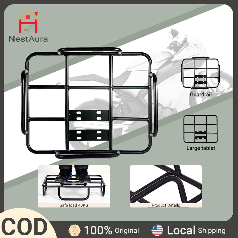【COD】Motorcycle Delivery Bag Rack Universal Carrier Tailstock Rear Seat Rack Grab Foodpanda