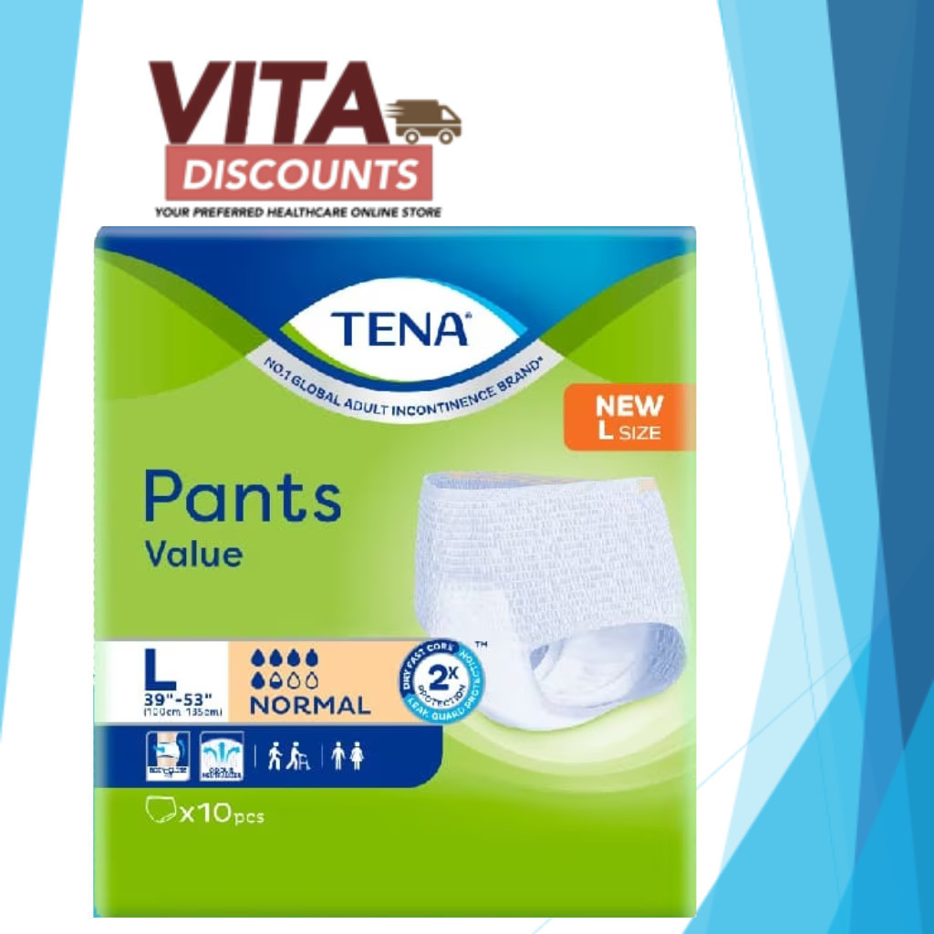 [SATU PACK] TENA PANTS VALUE SIZE L 10S