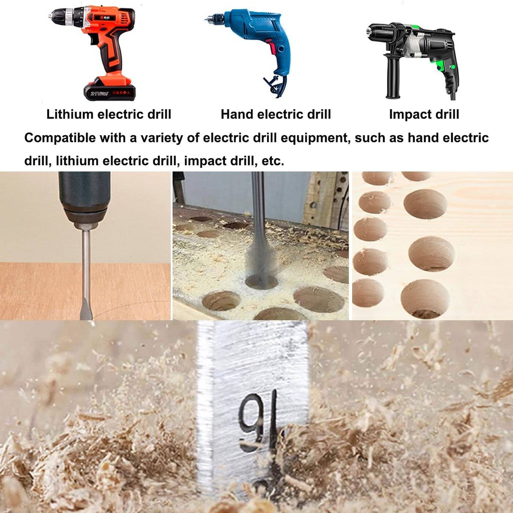 Duty Heavy 1pcs 10-55mm Durable Woodworking Tool Sets Flat Drill Long High-carbon Steel Wood Drills Spade Bi - Image 2