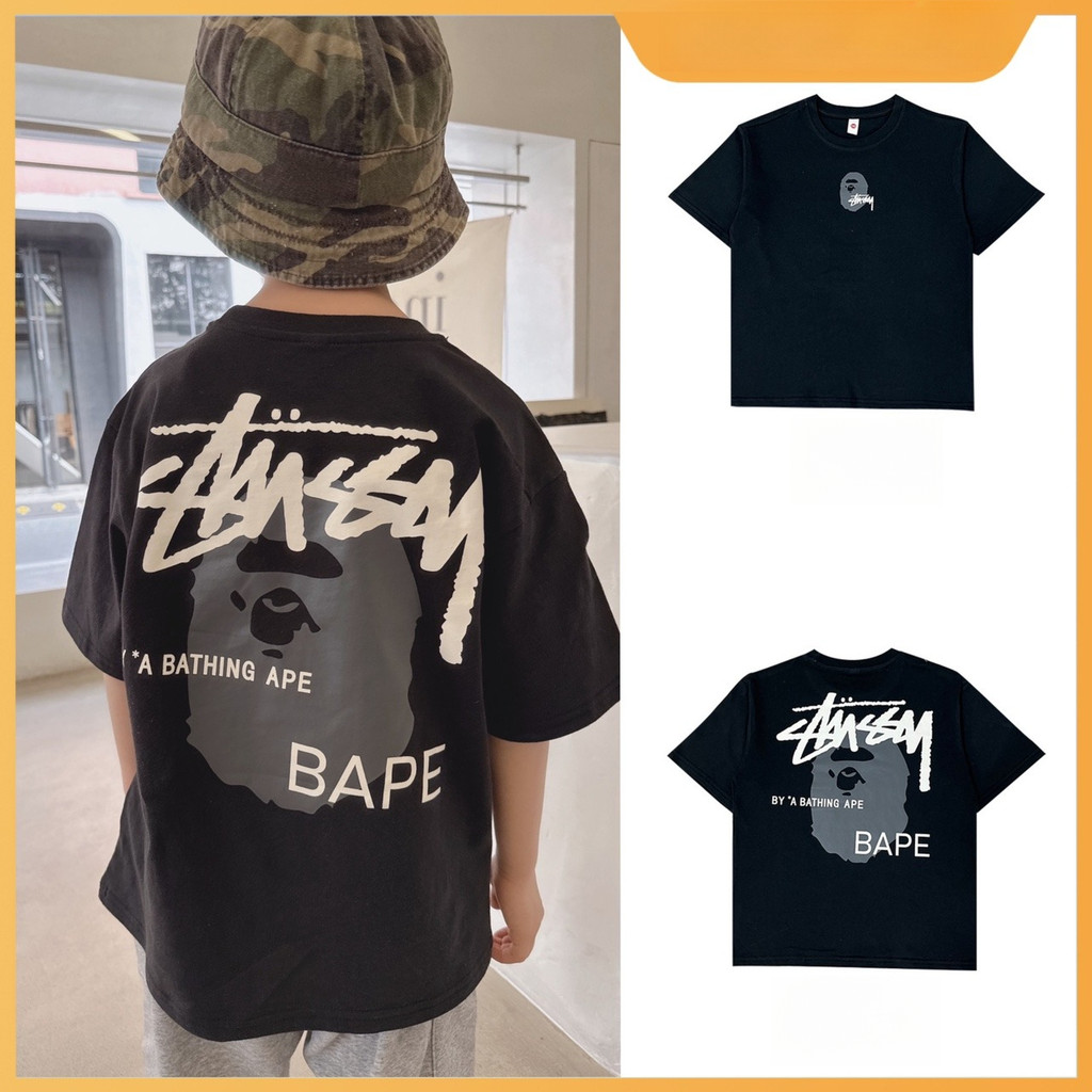 【220G 100%Cotton Tshirt】NELLY children's clothing 2026 summer new style children's shortsleeved t-shirt handsome top