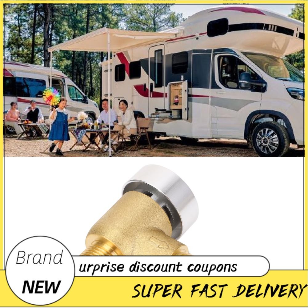 Freemarket RV Vacuum Breaker Check Valve Brass 571 VAC CHK A Replacement for Trailer Motorhome