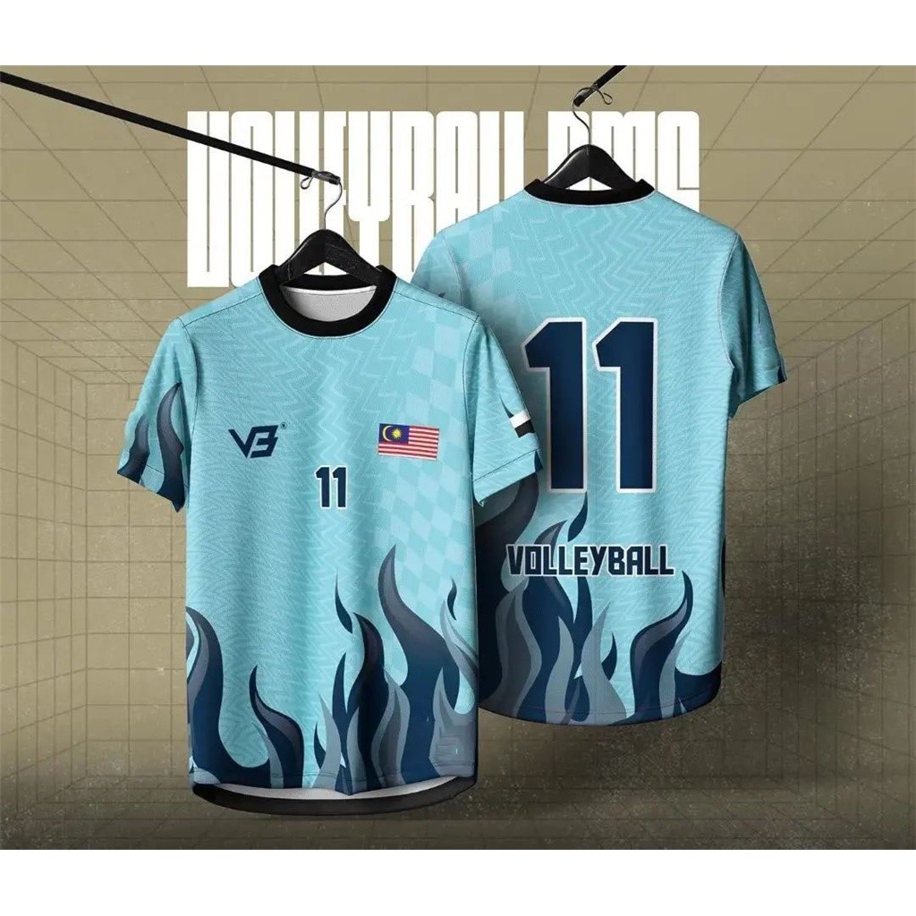 Durable Quality Fresh design baju jersey volleyball full sublimation team custom T-shirt Purpose Must - Image 2