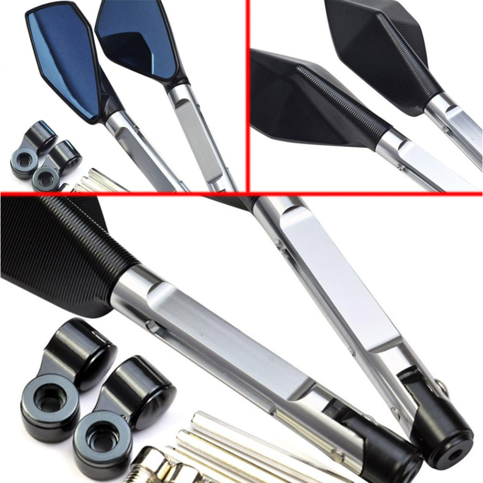 Essential Multi Suzuki Raider R150 / Fi Carb J Crossover Two Size Motorcycle Side Mirror CNC Aluminum Alloy Rearview ... - Image 3