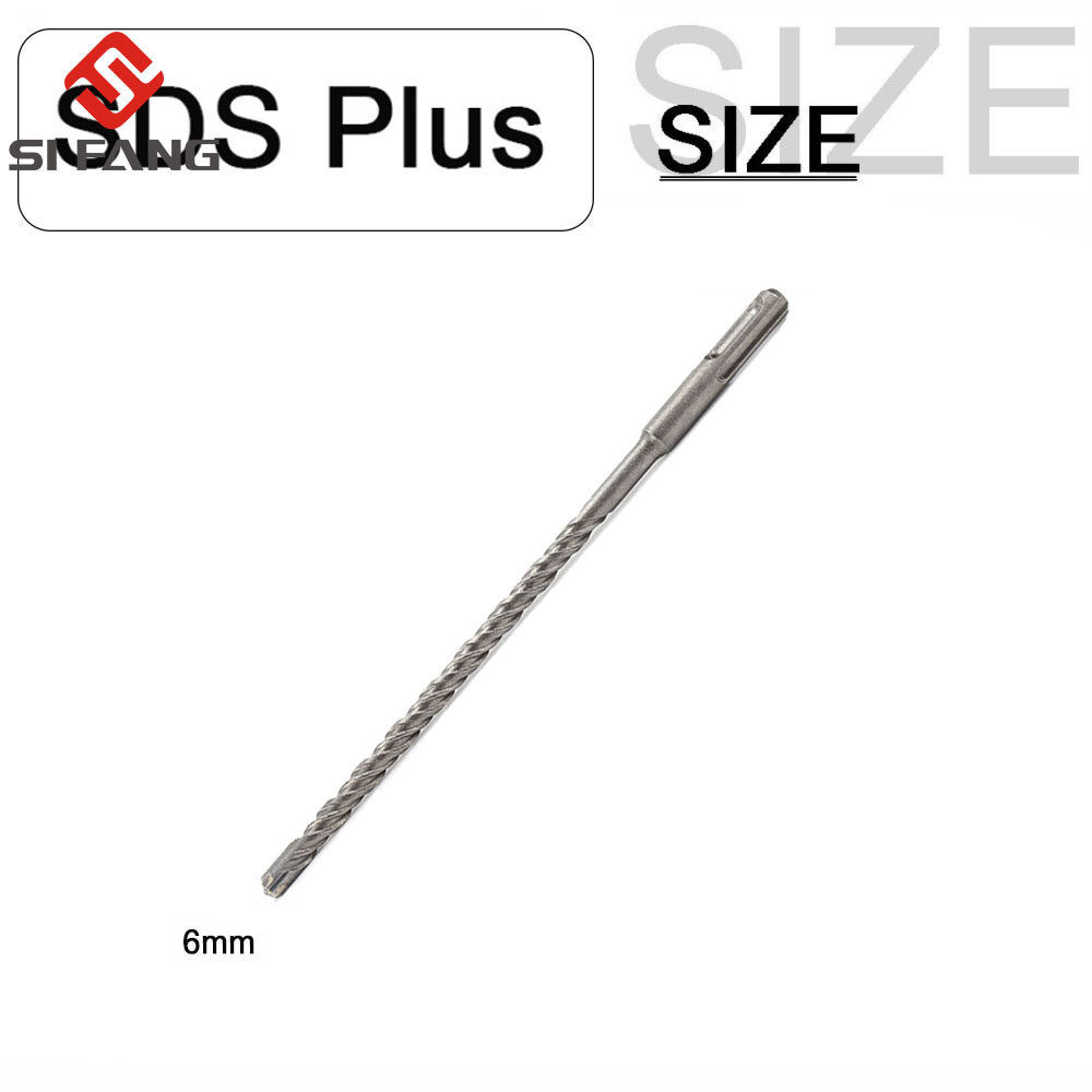 SI FANG 210mm Electric Hammer Drill Bits Wall Hole 6/8/10/12/14/16/18/20/22/25mm Cross Type Tungsten Steel Alloy SDS Plu