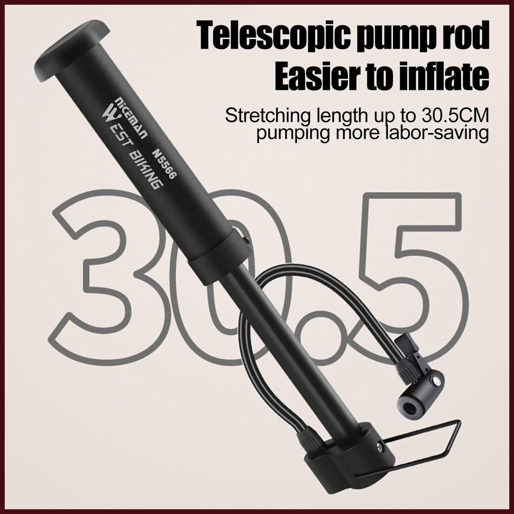 Multi Purpose Bike Handheld Basketball Pumps Needles Compact Inflation Devices & Accessories Sports Balls Bikes tdemy... - Image 5