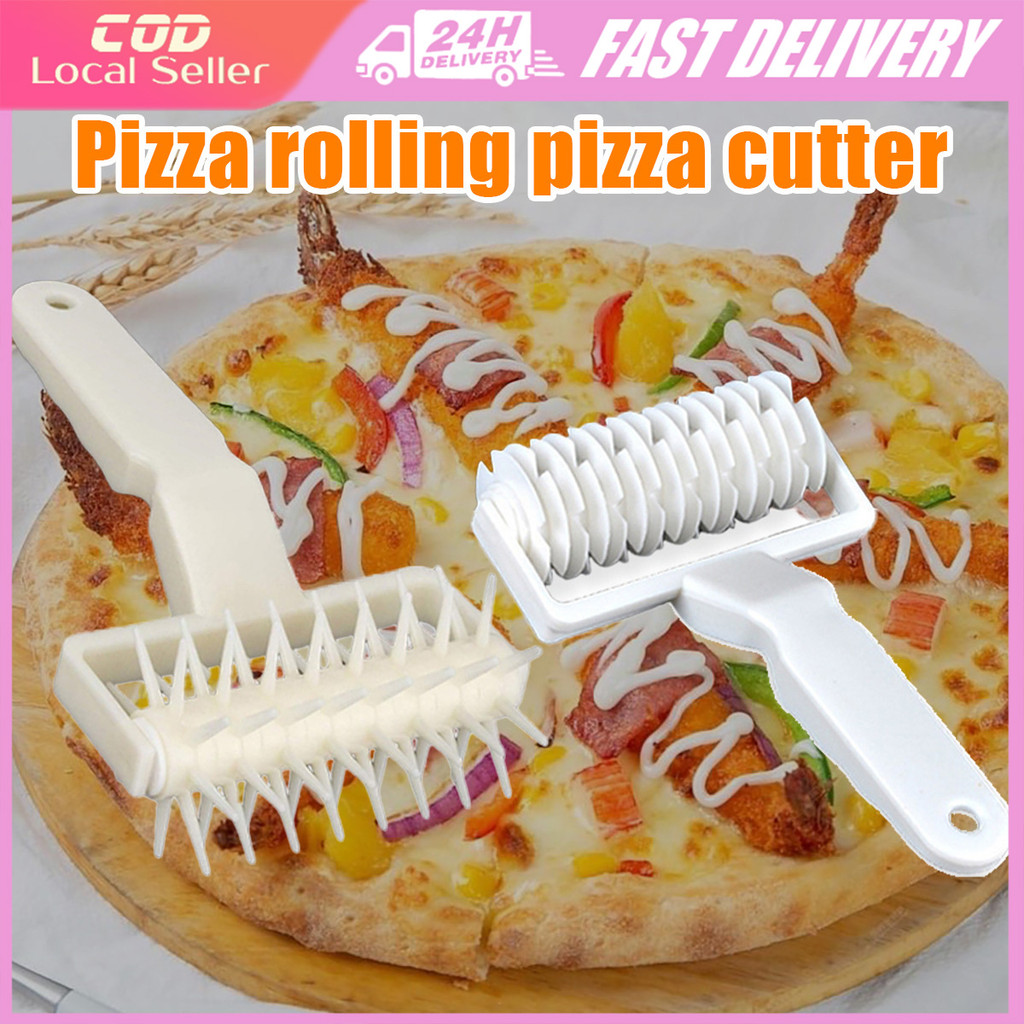 Lattice Roller Cutter for Cookie Pie Pizza Bread Pasta Dough Rollers Docker Spike Multi-Purpose Embossing Baking Tool