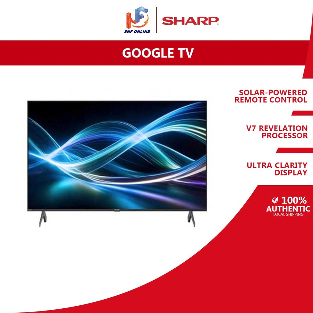 Sharp Televisyen - 50” 4K HDR Google TV 4TC50HJ6000X
