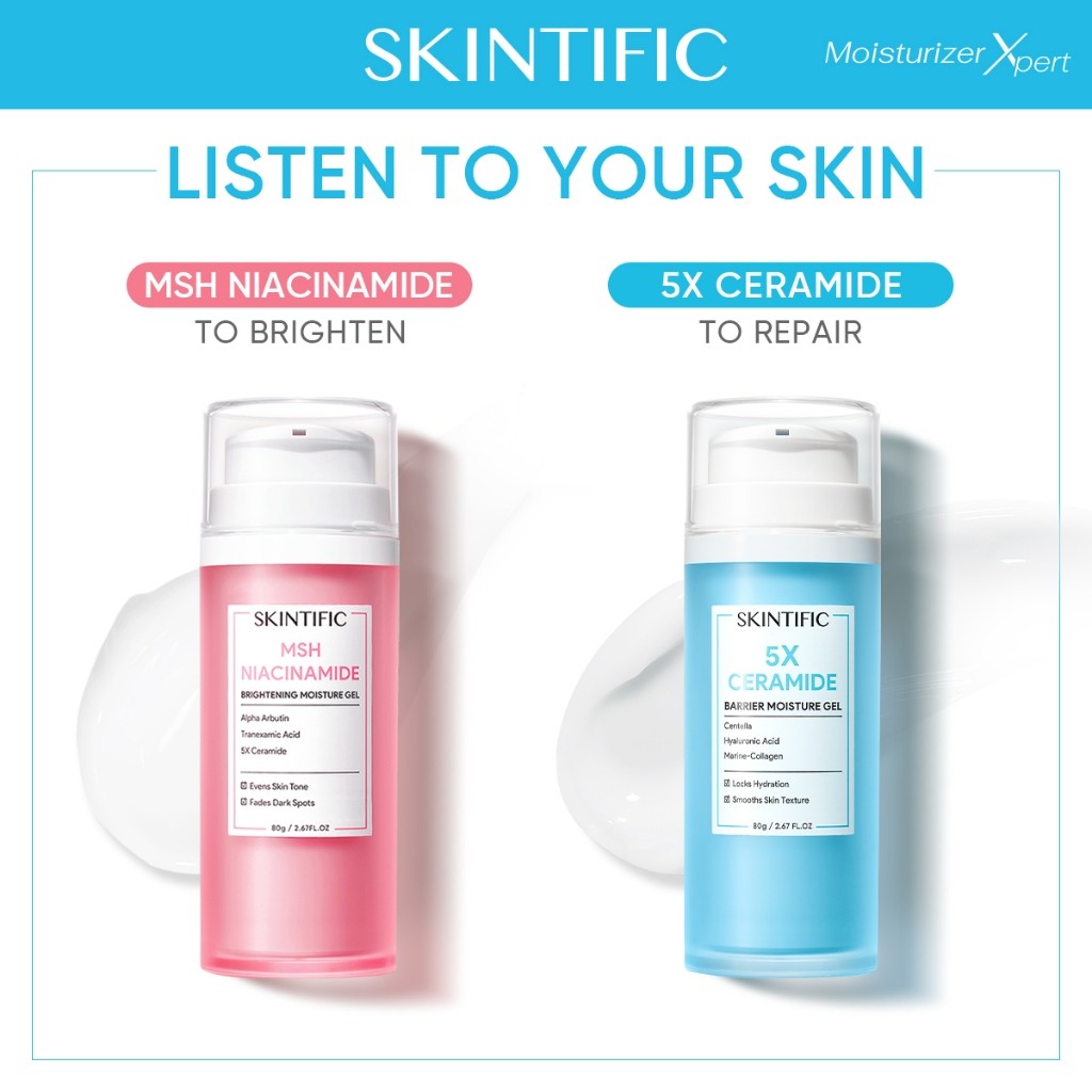 [Ready Stock] SKINTIFIC 5X Ceramide Barrier Moisture Cream Ceramide Moisturizer Repair Skin Barrier MSH Moisturizer-80g