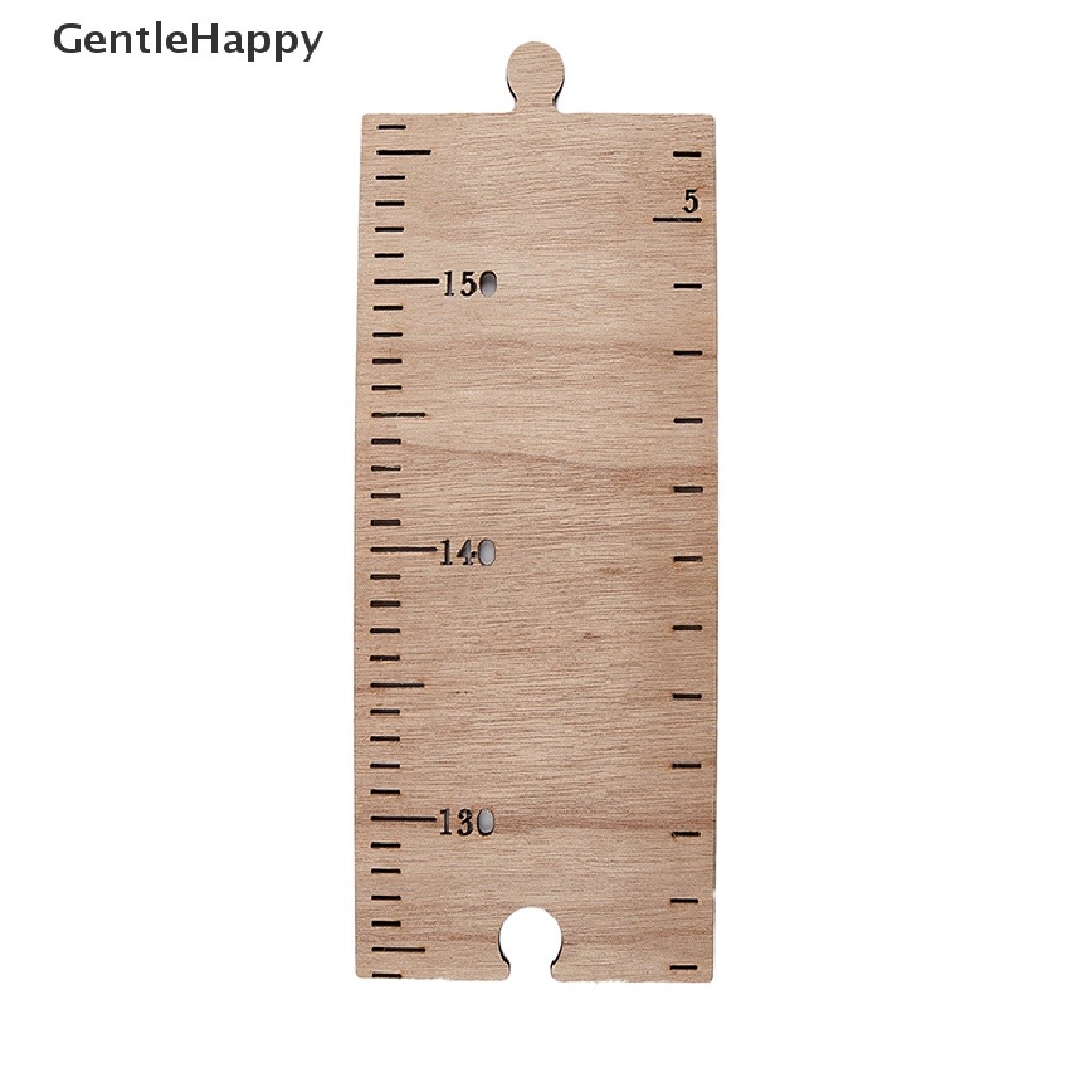 Durable Multi GentleHappy Nordic Wooden Kids Height Growth Chart Ruler Baby Children Gauge MY - Image 4