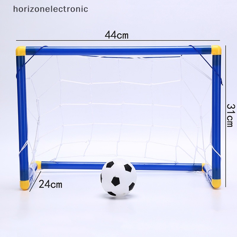 Must Quality 【horizonelectronic】 Folding Mini Football Soccer Goal Post Net Set Pump Kids Sport Toy Hot - Image 4