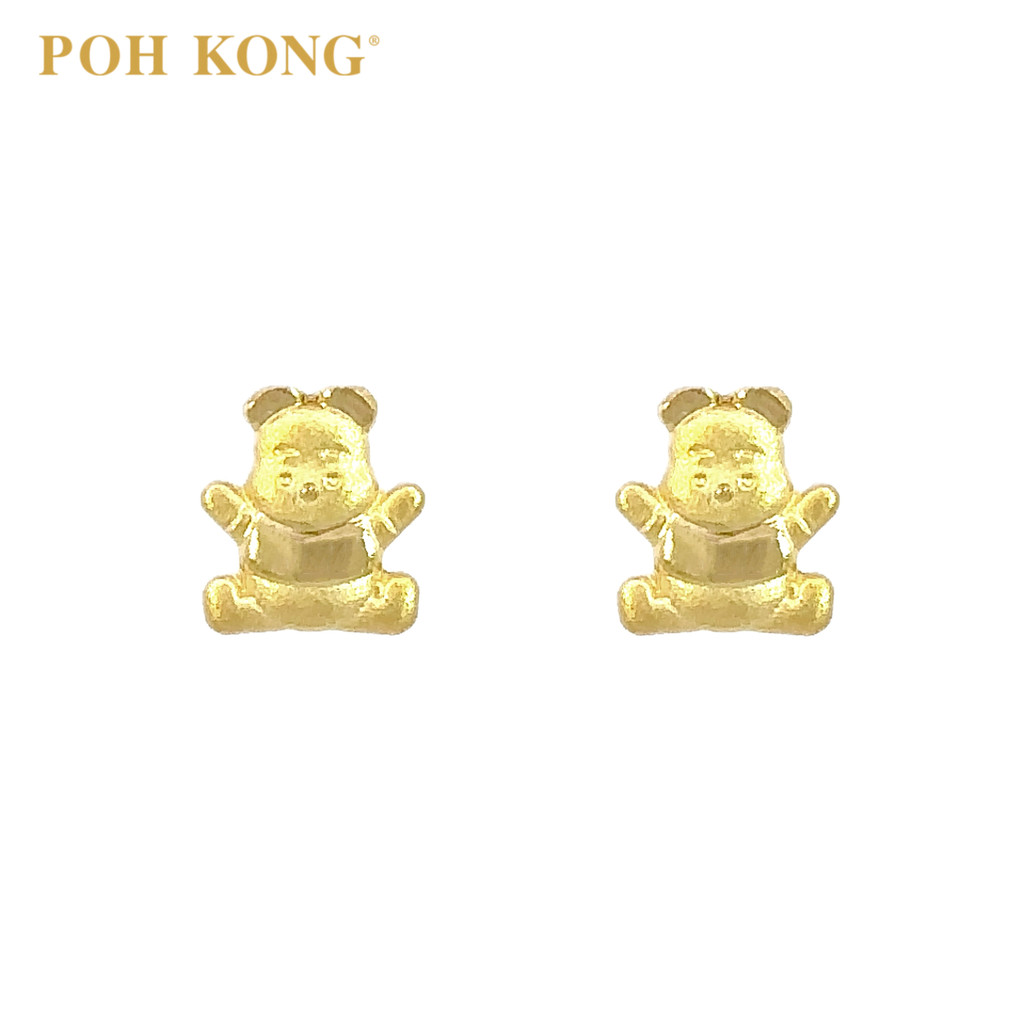 POH KONG 916/22K Gold Disney Baby Pooh Earrings