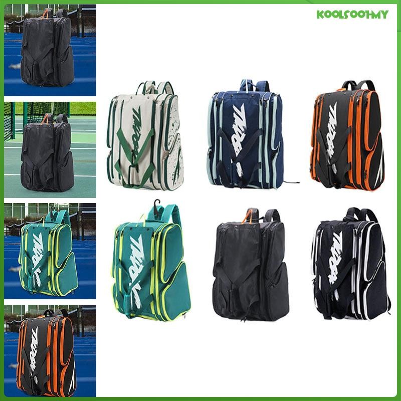 [KoolsoobdMY] Pickleball Bag Adjustable Waterproof Storage Tote Gear Storage Handbag for