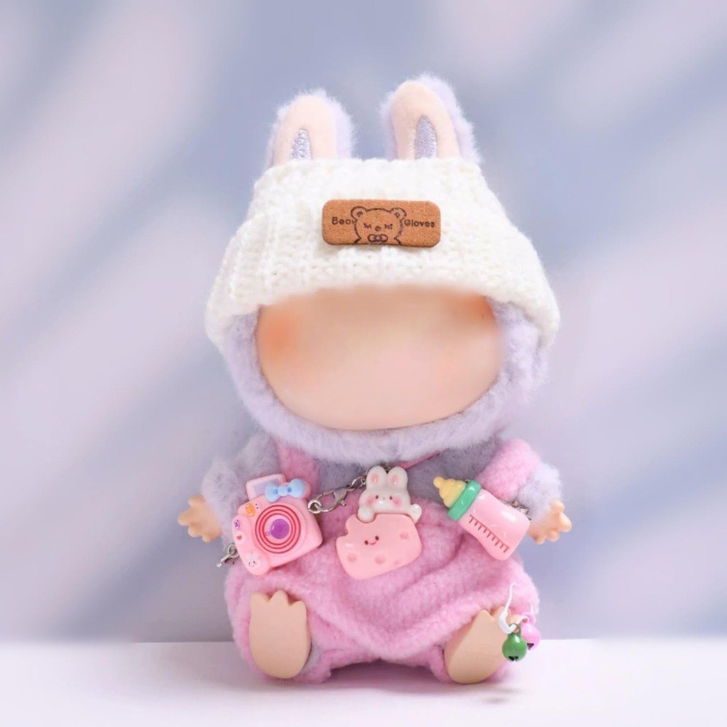 Pakaian Anak Patung Comel(TIADA Anak Patung) - Pakaian Anak Patung Kait Buatan Tangan untuk Anak Patung 17cm, Aksesori Pakaian Anak Patung Premium, Pakaian Anak Patung Bergaya TL803 EQQJ