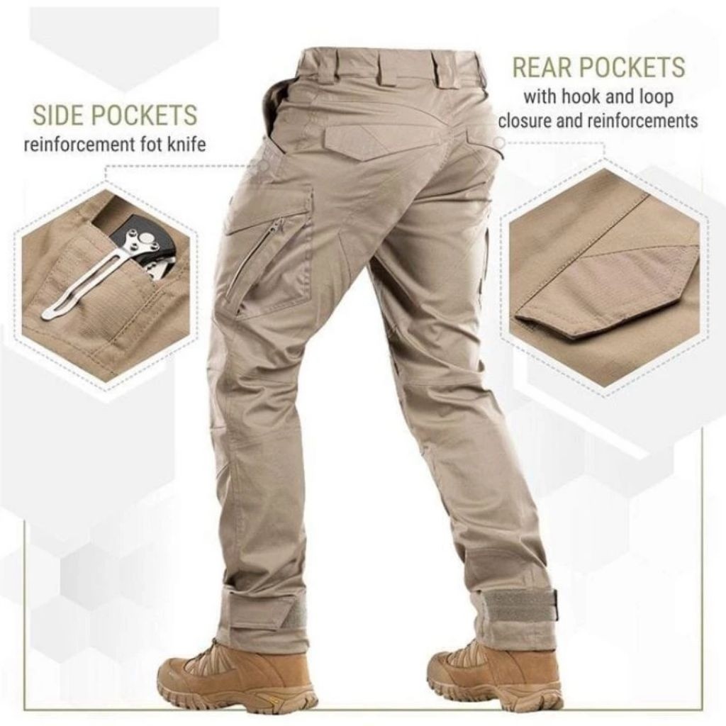 Premium Quality MEN'S TACTICAL CARGO TROUSERS M.TAC ADULT MEN BLACKHAWK OUTDOOR FIELD PDL TROUSER Must Have - Image 2