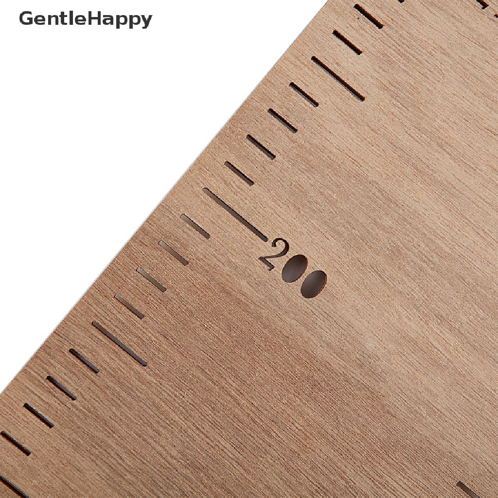 GentleHappy Nordic Wooden Kids Height Growth Chart Ruler Baby Children Height Gauge MY