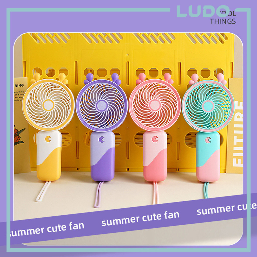 Kipas Peribadi Bergaya Ringkas Berkuasa USB  Ringan | Handheld Cooling Fan USB Powered & Lightweight
