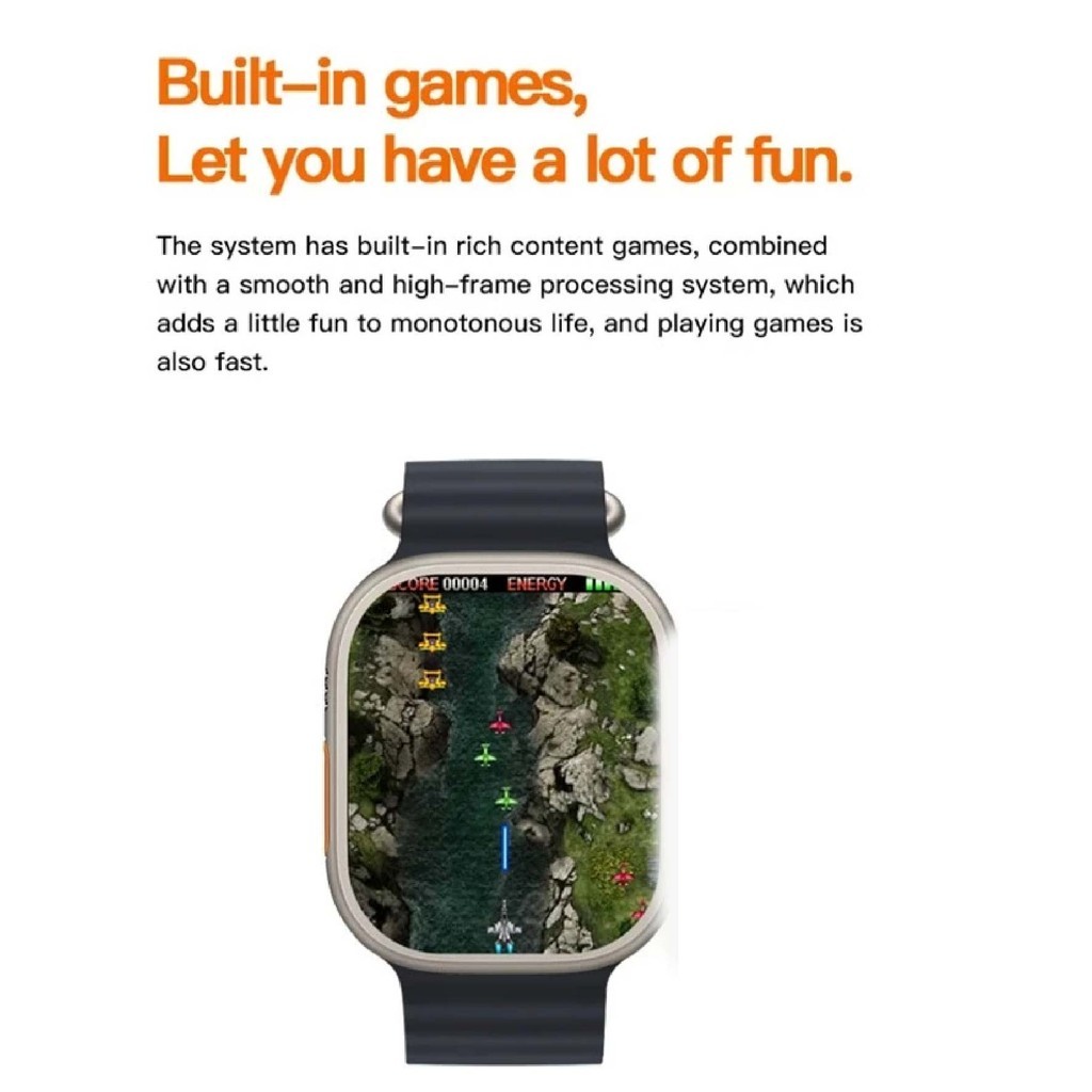 Series 8 Ultra Smart Watch - Bluetooth Call, Health Monitor & Fast Wireless Charging