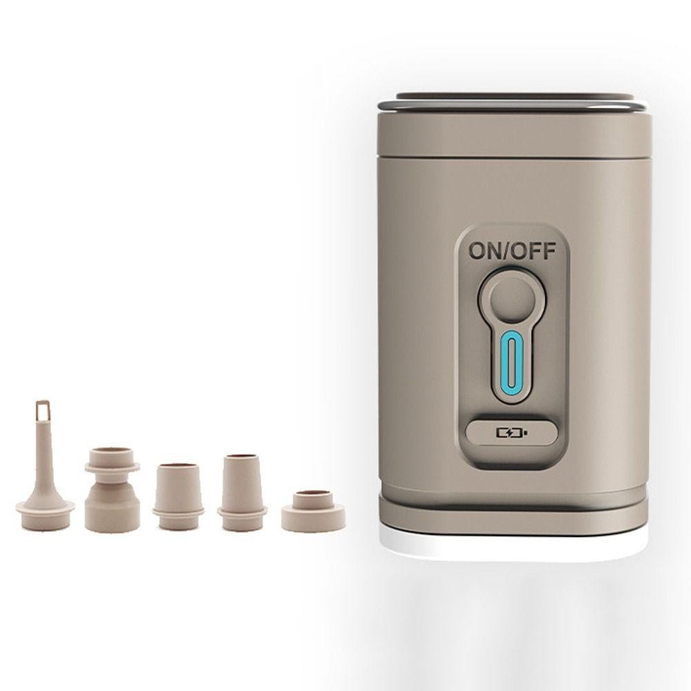 SHANLIN Electric Air Pump, 3 in 1 Wireless Air Compressor Inflator, Type-C Interface Multiple Function Three Lighting Mo