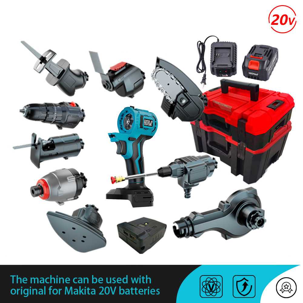 Craft Workshop Brushless Oscillating Multi-Tool Universal Electric Angle Grinder Polisher Impact Drill Trimmer Lawnmo... - Image 5