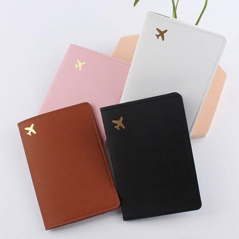 PU Leather Passport Cover Travel Protector Cover ID Credit Card Holder Pouch Pembekal Sampul Pasport