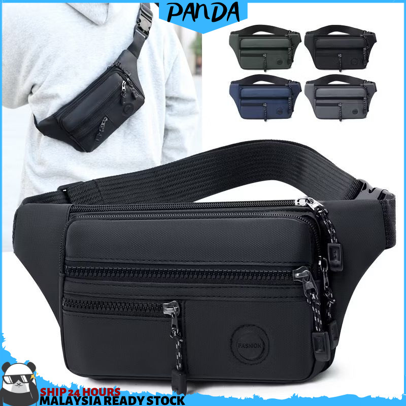 B188 PANDASHOP 2025 New Crossbody Belt Body Waist Bag Waterproof For Men Outdoor Sports Chest Bags