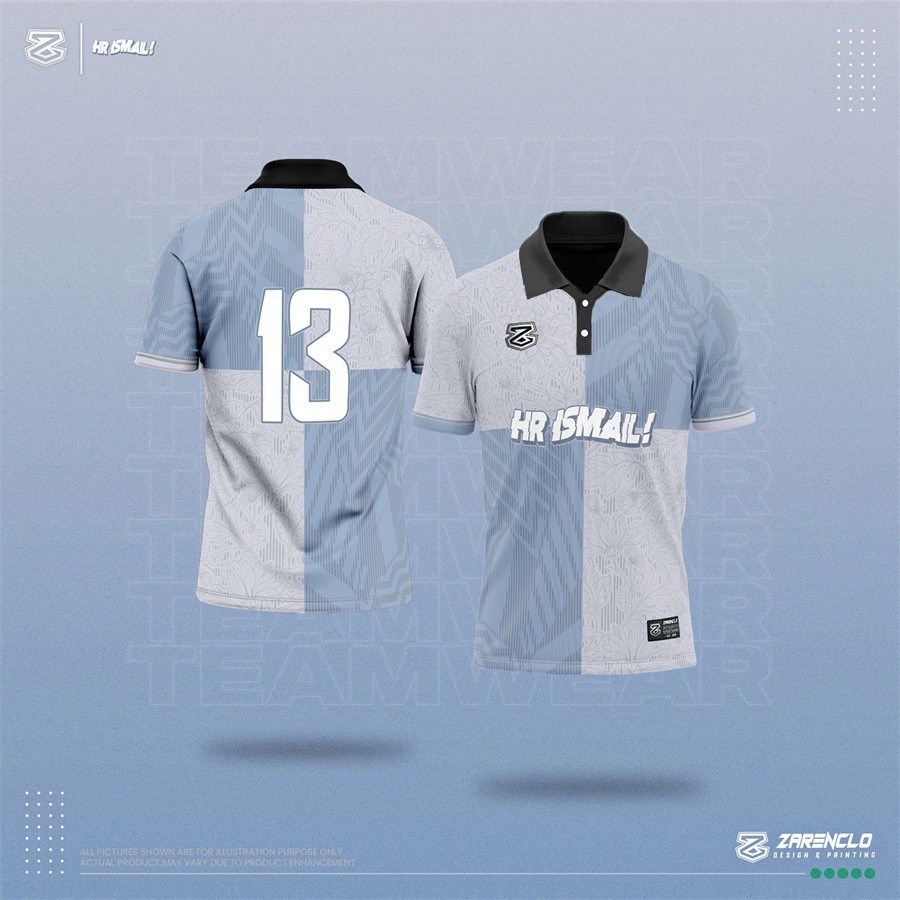 Durable Have (Customizable) EvoNova Jersey Custom Name Number OOTD TIKTOK Murah Berkolar Baju Collar Flame Japanese K... - Image 4