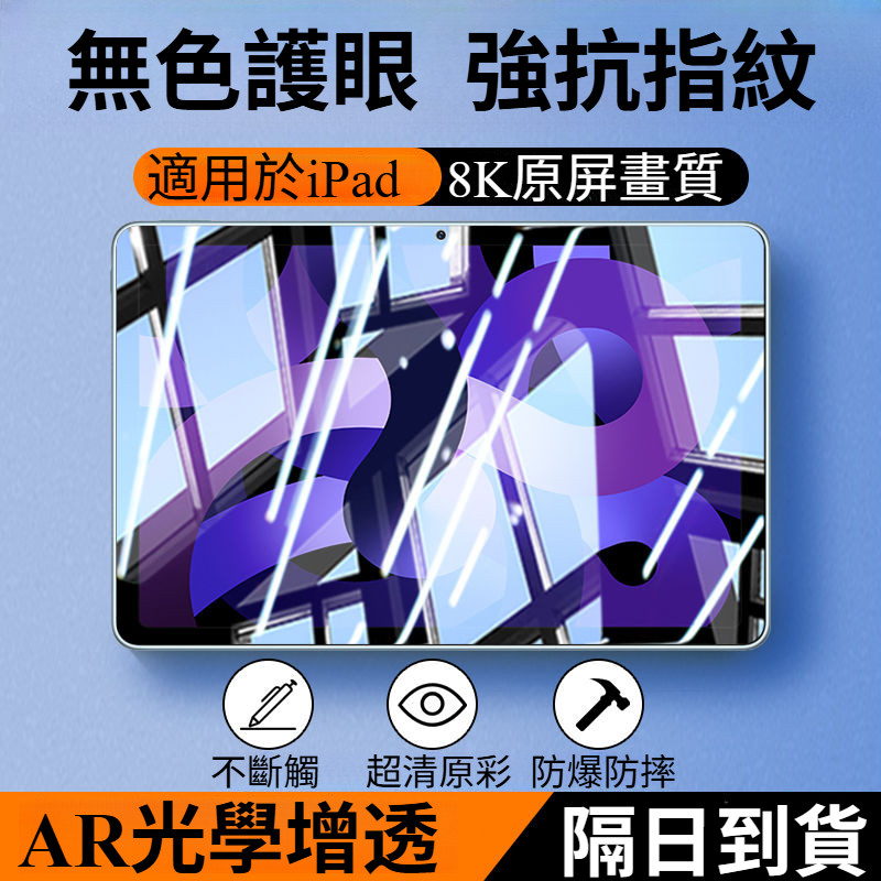 Tablet Protection Sticker Glass Eye Blue Light Suitable For iPad 12 mini Air 8 7 6 11 Inch M3 M4 M5 11th Generation