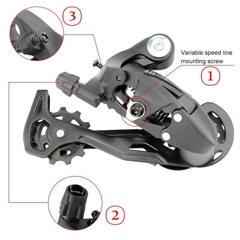 Reliable Versatile MEROCA Mountain Bike Rear Shifter 7 8 9 10 11 Speed Mtb Road Derailleur Multi Have - Image 2