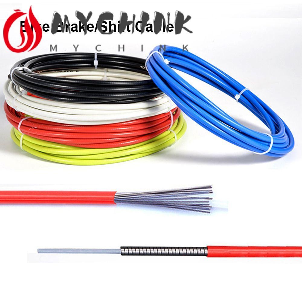 Essential Versatile CHINK 1/2/3m Brake Cables 4mm/5mm Derailleur Cable Shift Wire Line Pipe MTB Road Cycling Bike Pre...