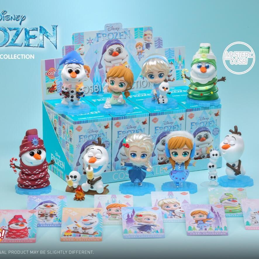 Disney Disney Disney Princess elsa elsa Exchange Gifts Christmas Gifts Birthday Gifts Doll Decoration Model Anime Doll Figure Mystery Box Box Toys Anime Merchandise Decoration Gifts Hottoys Frozen Mystery Box Anna and elsa Ice World cosbi Mini Doll 2 Tren