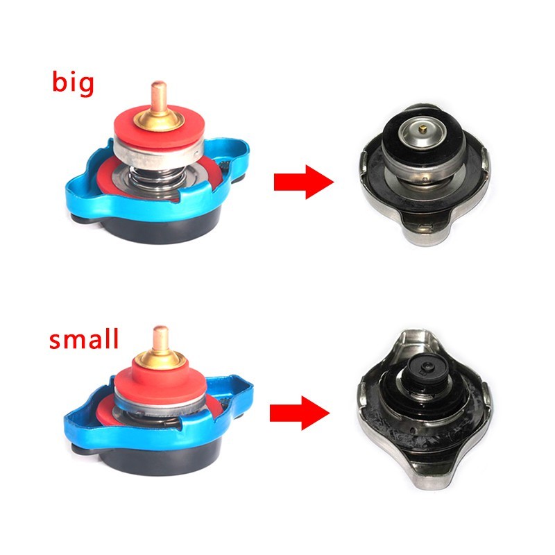 D1 Spec Water Gauge Meter Radiator Cap+ Water Temp gauge 0.9bar/1.1bar/1.3bar