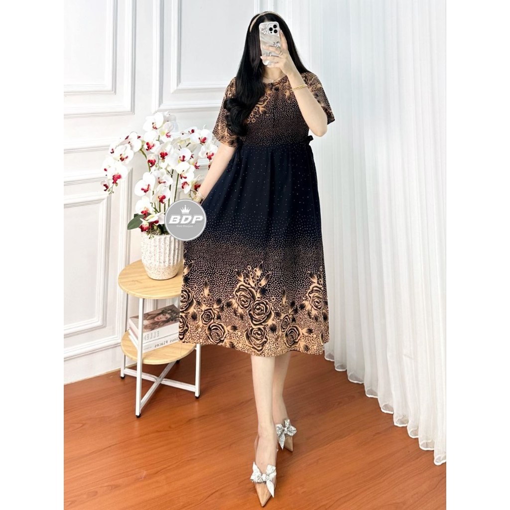 Reliable Durable Dianputri Daster Wanita Rayon Grade Busui Resleting Depan Baju Tidur Kekinian - Image 4