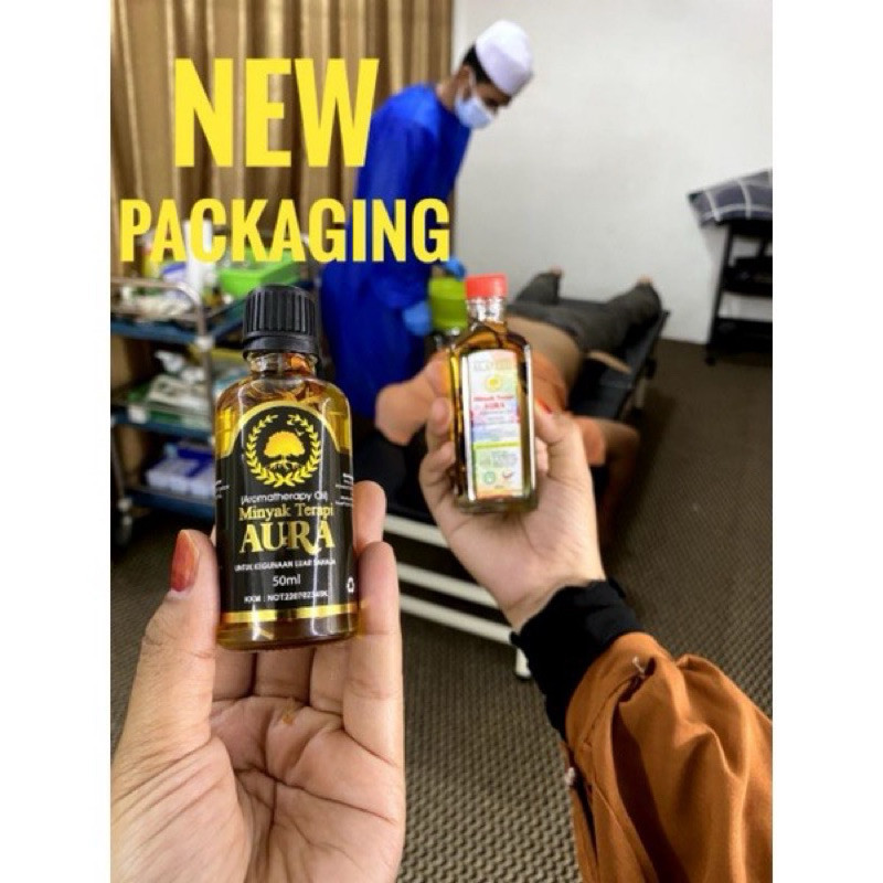 Minyak Terapi Aura AL AYYUBI - KEBAS, SARAF, SAWAN, SLIP DISC, LUTUT & SAKIT BELAKANG