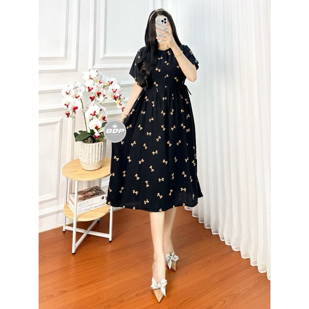 Reliable Durable Dianputri Daster Wanita Rayon Grade Busui Resleting Depan Baju Tidur Kekinian - Image 2