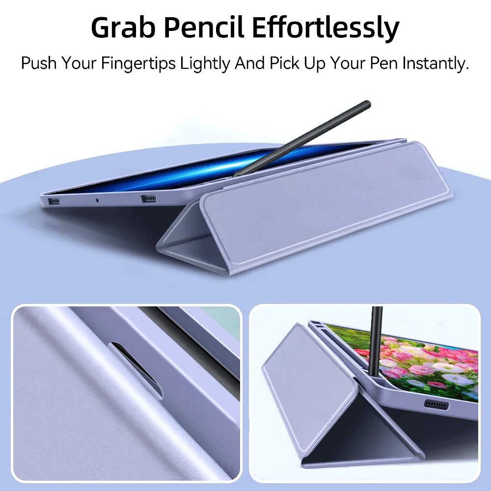 FABIOCASE Shockproof Case With Pencil Holder Slot For Samsung Tab Galaxy Tab S6 Lite 10.4 Inch S9 FE S9 S7 S8 11Inch Hon