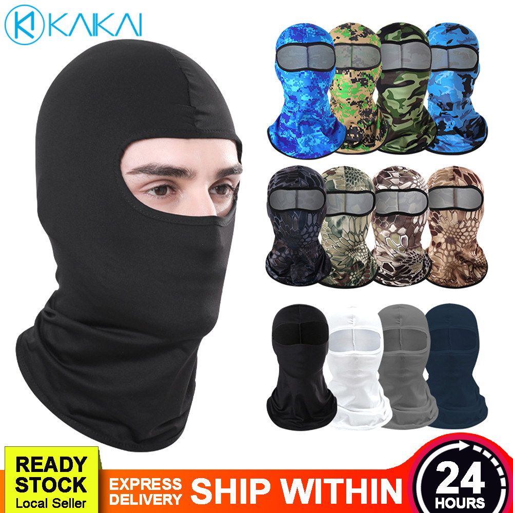 RAY DEFENSE Anti-UV Full Face Balaclava Mask Outdoor Sunscreen Headwear Bandana Hood Head Scarf