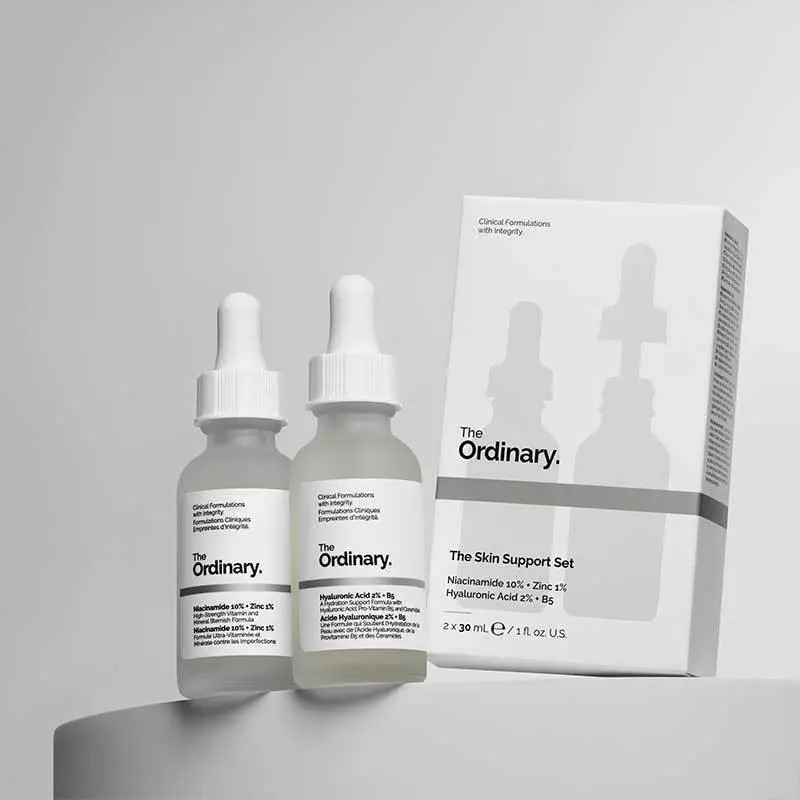The Ordinary The Skin Support Set | Niacinamide + Hyaluronic Acid, Bestselling Serums 护肤套装 | 烟酰胺 + 透明质酸