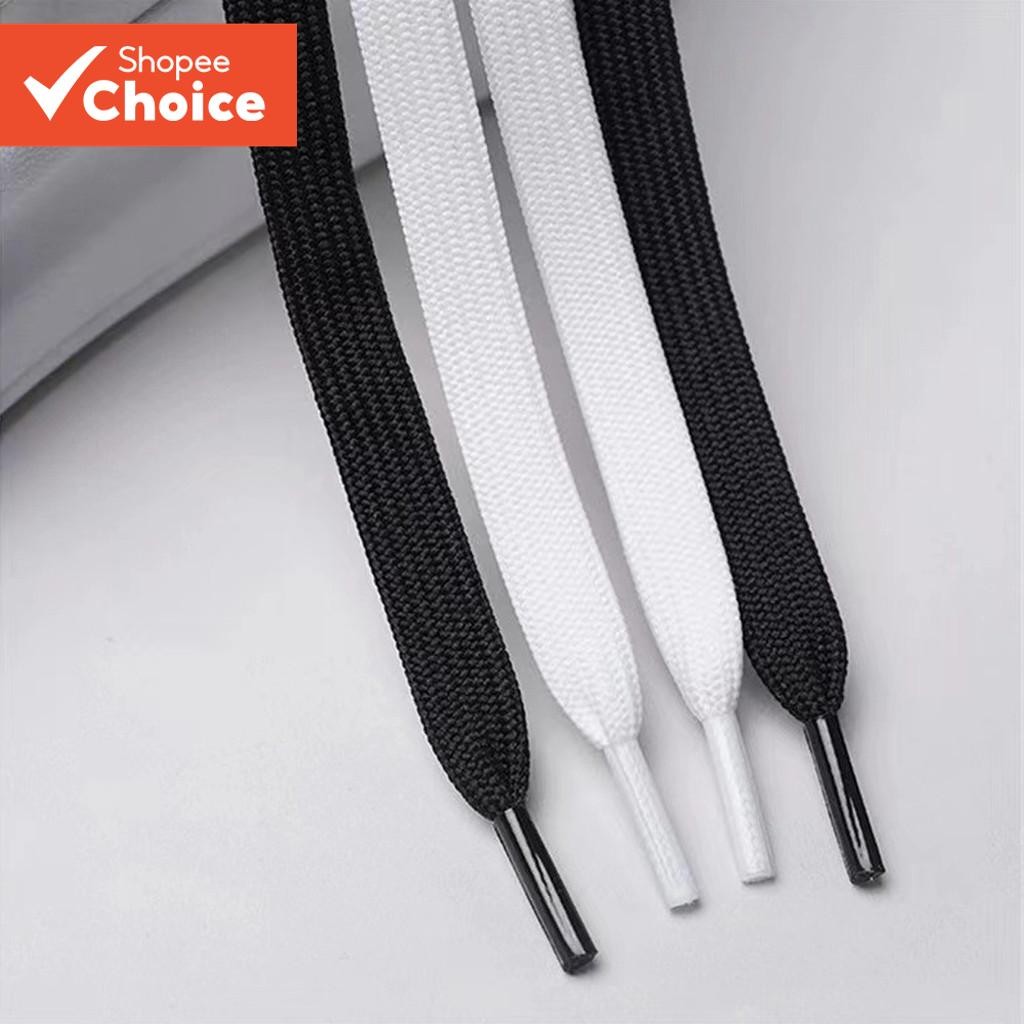 1 Pair Super Quality Flat Shoelaces - 5/16" Wide for Athletic Running Sneakers & Boots