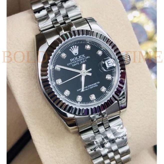 904L stainless steel strap automatic no use battery jam perempuan latest date just series watch for women's