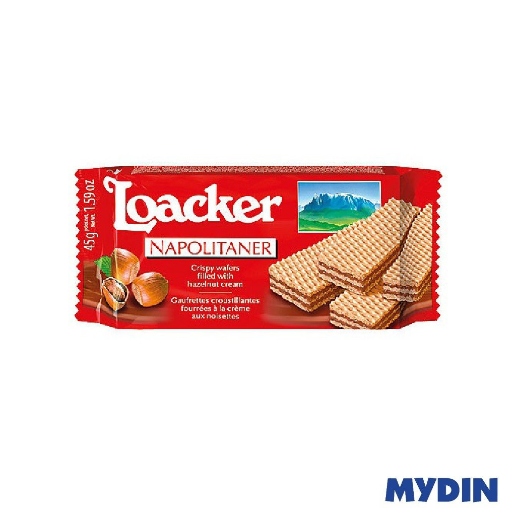 Loacker Hazelnut Cream Napolitaner Wafer