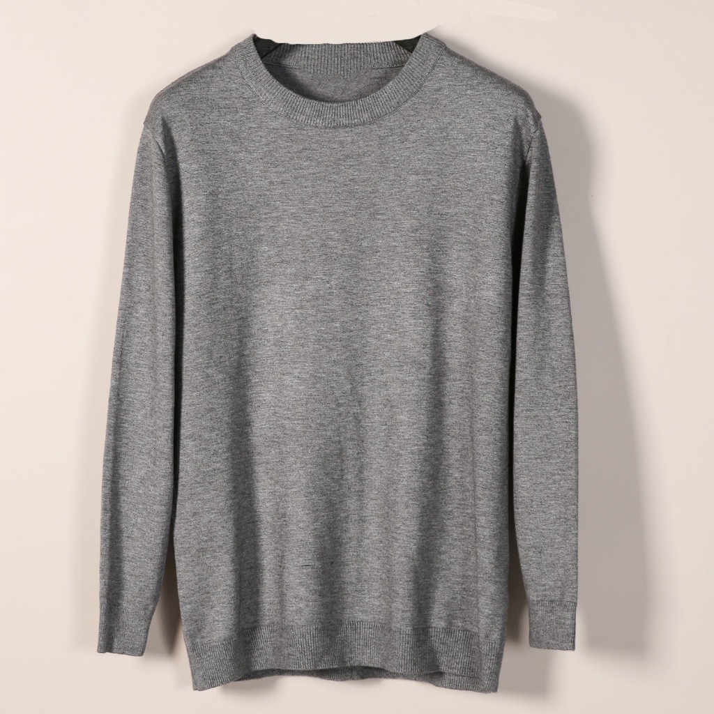 Durable Must Men's Half-High Neck Long-Sleeved Knitted Sweater Five Colors Sizes Suitable All Kinds People Fashionabl... - Image 3