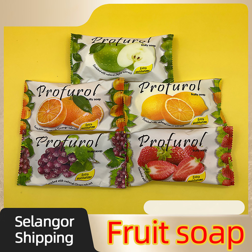 Organic Handcrafted Harmony Fruit Bar 70g for Soft Skin Malaysia Fast Delivery Mild Cleanser Plant-Based Nourishing Bath Soap