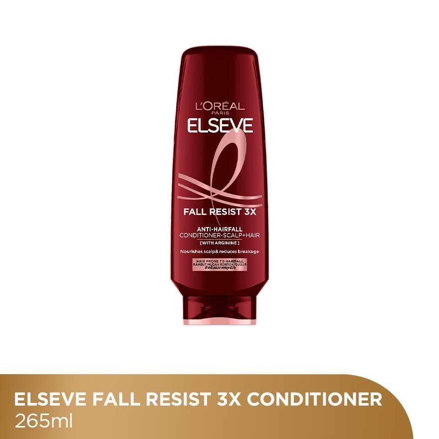 L'Oreal Paris Elseve Fall Resist 3X Anti Hair Fall Conditioner Scalp Hair (265ml)