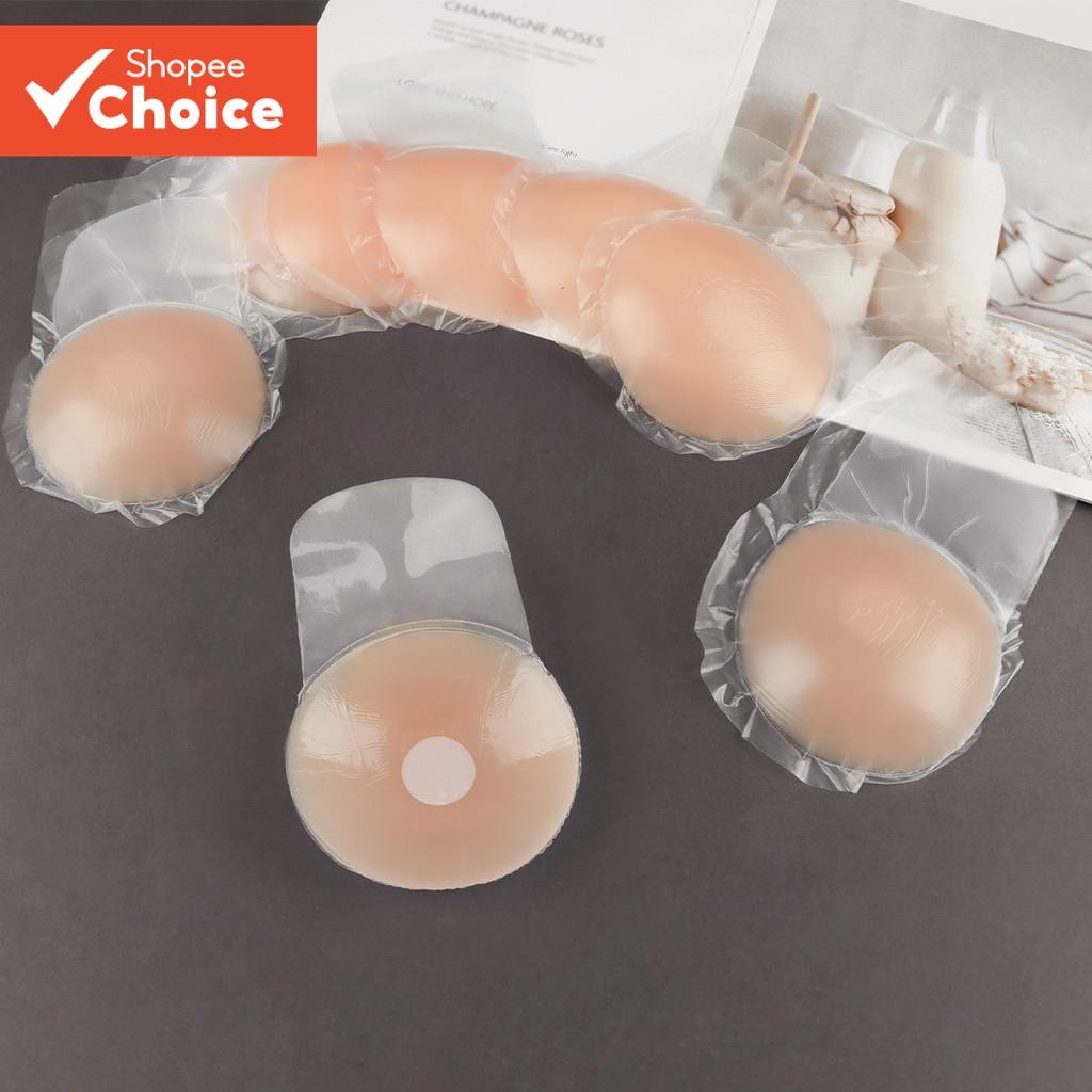 1 Pair Silicone Breast Lift Patch Push Up Top Support Anti-sagging Invisible Silicone Nipple Patch Fashion Wedding Dress Invisible Nipple Patch Suitable for All Skin Tones