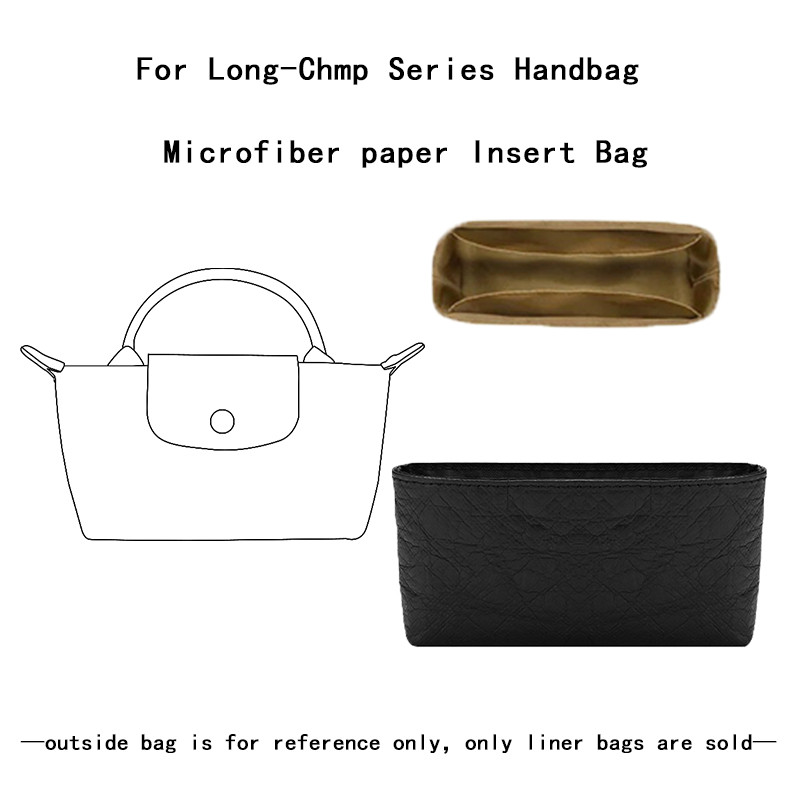 Premium Waterproof Dupont Paper Insert for Longch*mp Mini Tote | Structure Support Organizer