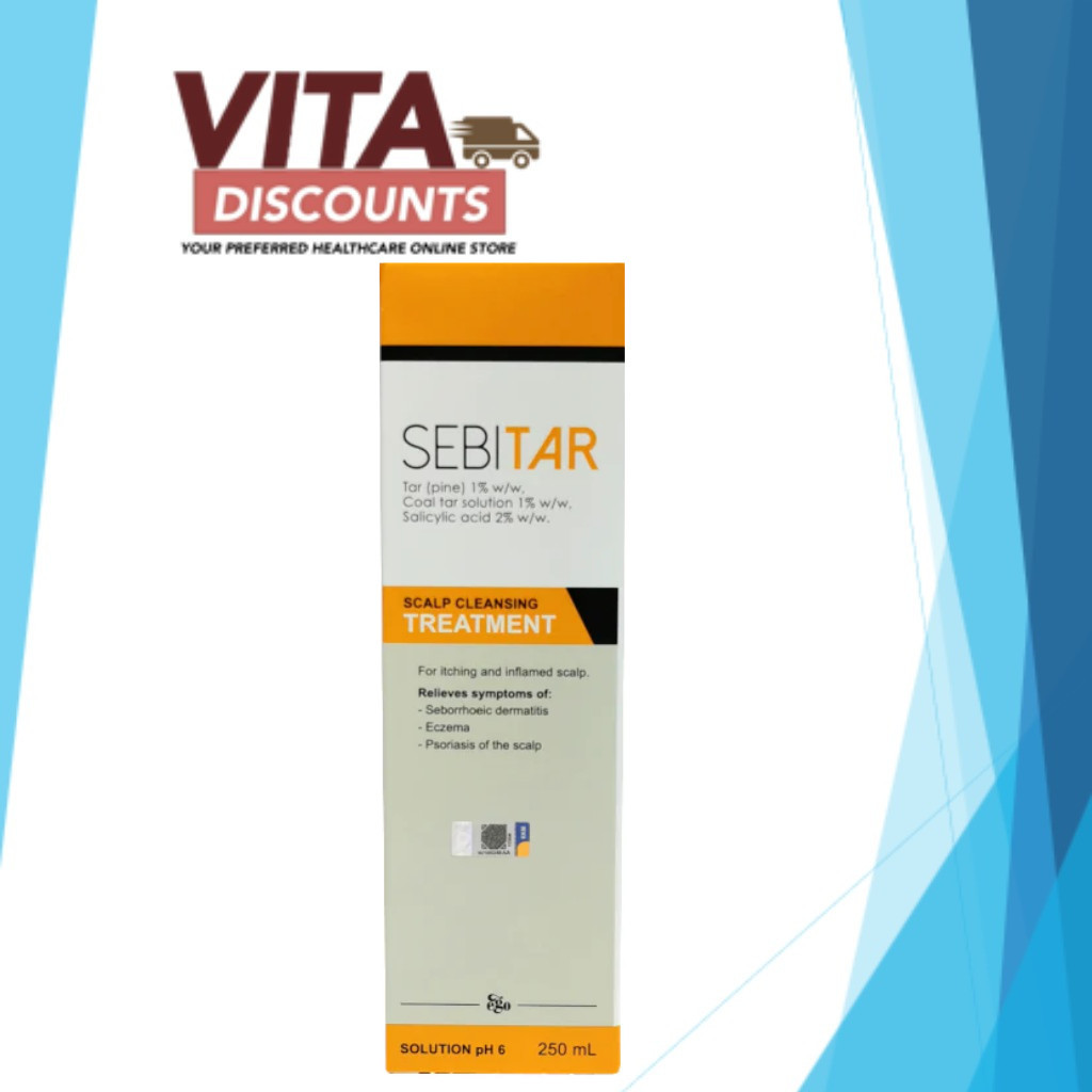 SEBITAR 1% SCALP CLEANSING TREATMENT SOLUTION 250ML EXP11/2026