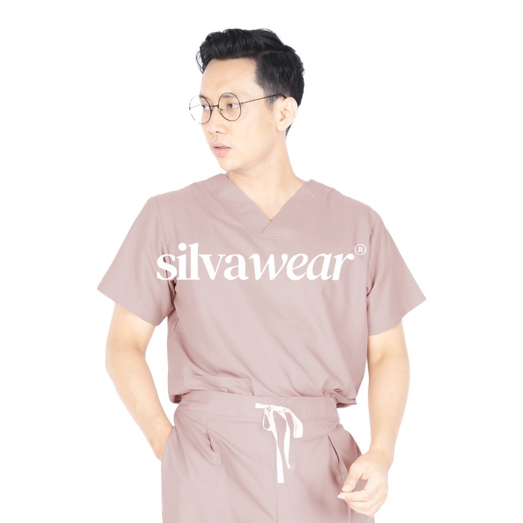 Doctor's Scrub/OKA OK Nurse/Doctor Short Sleeve II SILVAWEAR Clothes Only