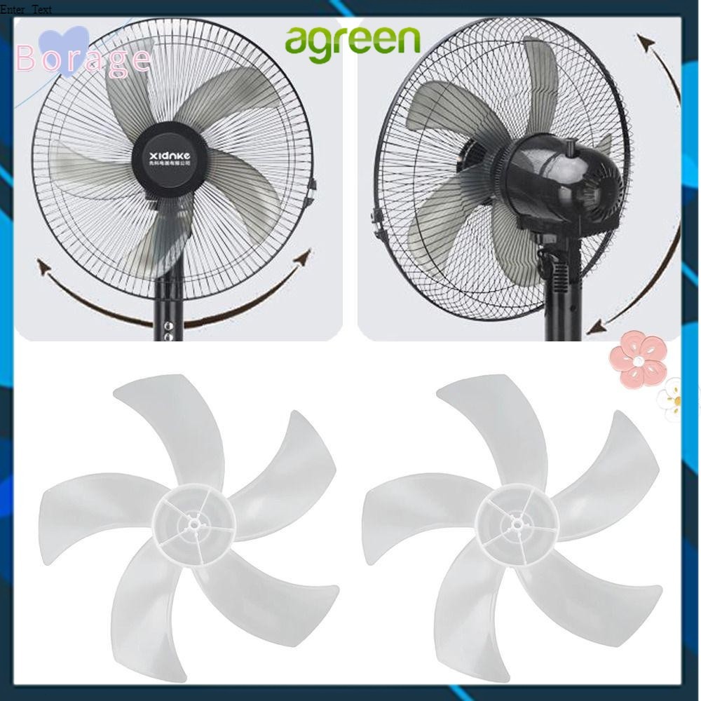 AG Five Blades Fan, 16 Inch Slow Noise Fan Blade, Durable Big Wind Fan Accessories for Pedestal Fan Table Fan Wall